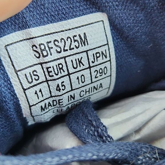 🩵NIB Bruno Marc Blue Canvas Skate Sneakers Size 11 - Picture 12 of 12